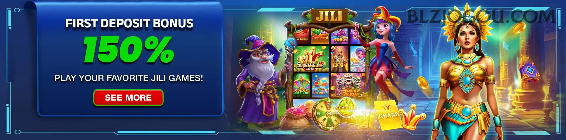Cassino blzjogo - mesas ao vivo e jogos